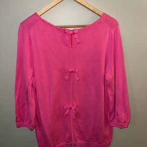 Talbots Bonnie Bows Crewneck Sweater Size 1X